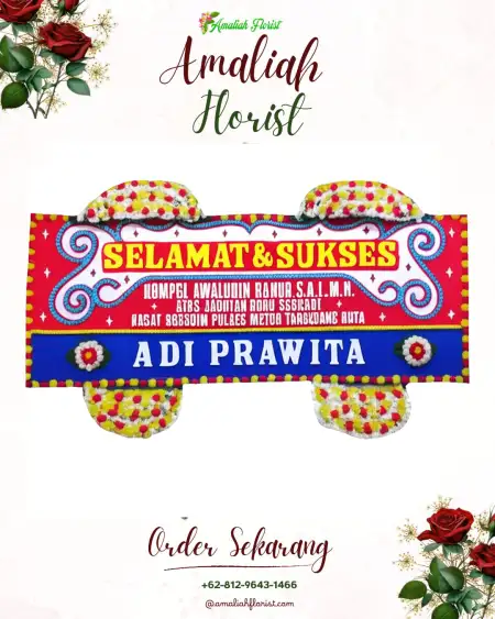 Papan Bunga Ucapan Selamat Loireng